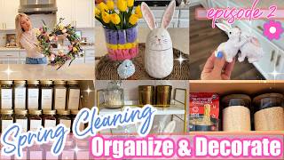SPRING 2025 EXTREME KITCHEN ORGANIZATION AND SPRING DECORATE WITH ME TIFFANI BEASTON HOMEMAKING 🌸