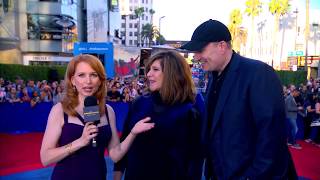 Kevin Feige and Amy Pascal Talk Spidey at the Spider-Man: Homecoming Red Carpet World Premiere