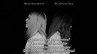 Karen Méndez ft. Cris Moné - Besos en Guerra (Cover Morat, Juanes) (Letra)