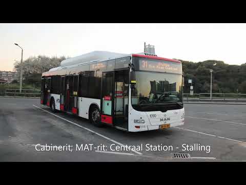 Cab ride bus; MAT-rit; Den Haag Centraal Station-Telexstraat (20200914) (4K)
