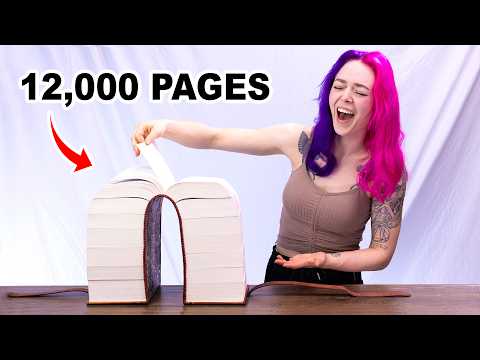 I made a 12,000 page bookbinding abomination