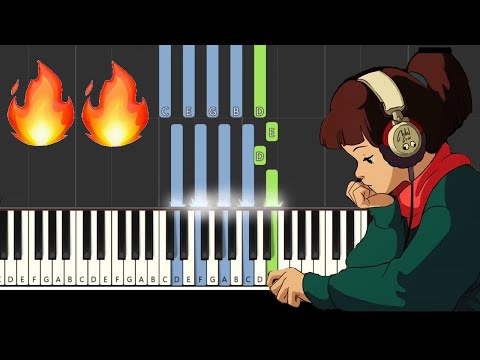 Learn (easy) Lofi Hip Hop type chord progression in C major! (46 BPM) (Piano tutorial)