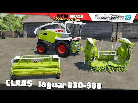 FS22 | CLAAS Jaguar 830-900 - Farming Simulator 22 New Mods Review 2K60