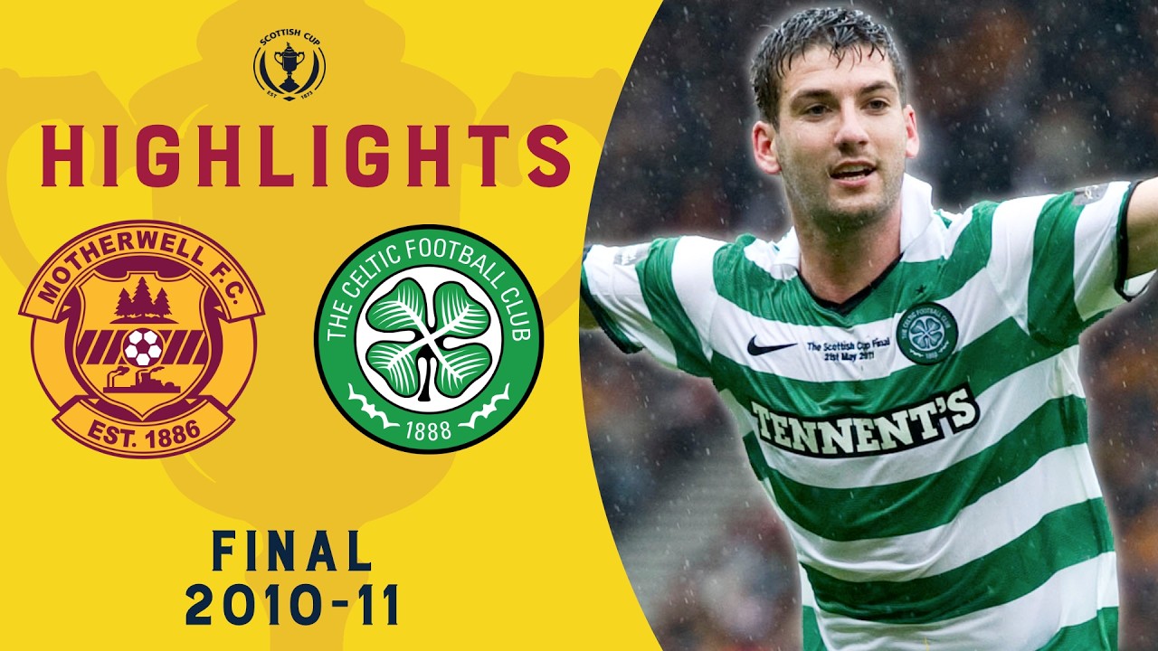 Motherwell v Celtic | Ki & Mulgrew Score STUNNING Goals | 2011 Scottish Cup Final -  Classic Match