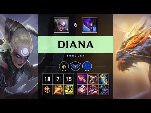 Diana Jungle vs Kha'Zix - EUW Diamond Patch 25.14