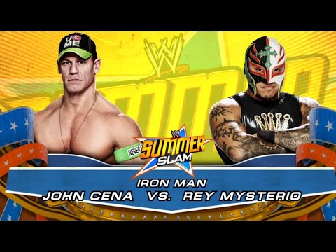 Iron Man Match John Cena vs Rey Mysterio | Summerslam | WWE 2k15 PS4