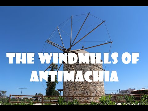The windmills of Antimachia on the island of Kos