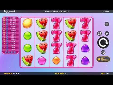 20 Sweet Candies & Fruits – Video Gameplay