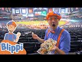Blippi Visits A Baseball Stadium Learn Sports For Kids Educational Videos For Toddlers