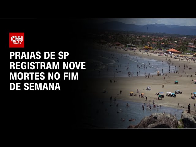 Praias de SP registram nove mortes por afogamento em 24h | CNN NOVO DIA
