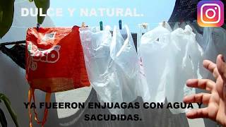 ✅ Cómo desinfectar BOLSAS DE SUPERMERCADO/ DULCE Y NATURAL.