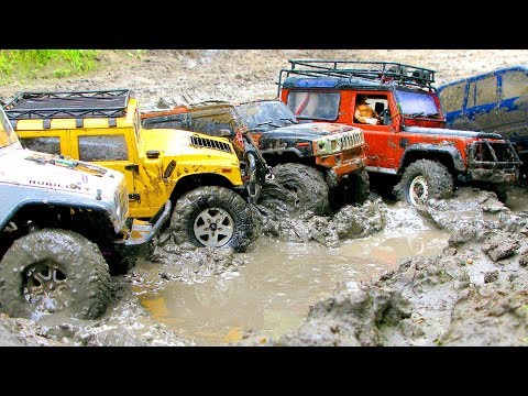 RC Trucks MUD Adventure — Hummer H1, H2, Land Rover, Toyota, Jeep — RC Extreme Pictures