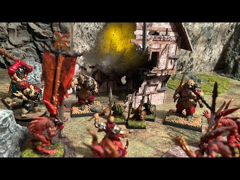 Age of Fantasy Skirmish Battle Report (Ogres Vs Demons 250 points) Quest 6