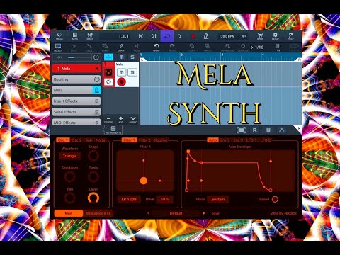 MELA Synth by Nikolozi - Standalone & AUv3 VA Synth - Demo for the iPad