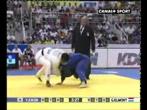 JUDO 2007 World Championships: Yong-Woo Kwon (KOR) - Guillaume Elmont (NED)