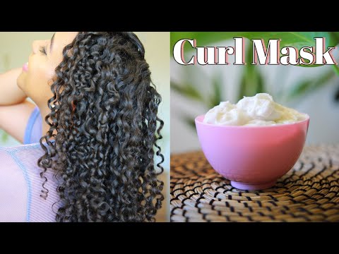 DIY Curl Cream Hair Mask for Moisture, Growth &...