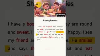 English Listening Practice – Sharing Cookies | Short English Story with Subtitles