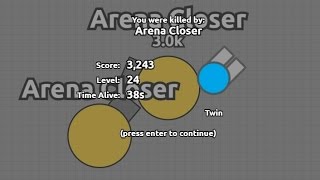 Diep.io World Record 38 Second Survival Mode + 26 Consecutive Wins