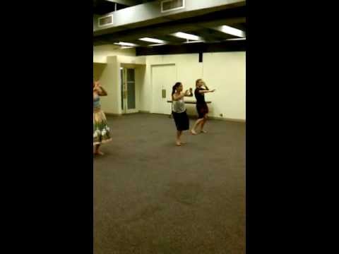 Akala Dance Studio -dance practice to Ka Lehua Ula 04-10-13, Ward Center