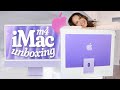 PURPLE M4 IMAC Unboxing And Setup
