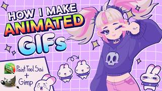 How I Animate GIFs WITHOUT Animation Software(s) 😭