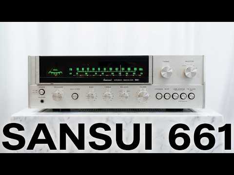 πΆβ¨ Sansui 661 Vintage Stereo Receiver w/ Original Wood Case β Serviced, LED, Cleaned & Tested image 18