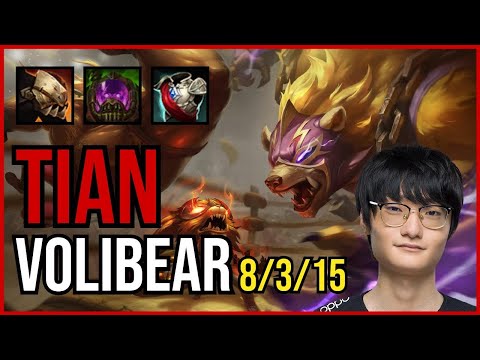 TIAN - VOLIBEAR vs CLID - HECARIM Jungle - KR Challenger - Patch 11.7