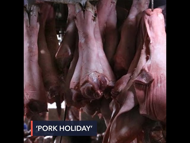 ‘Pork holiday’: Some vendors stop selling as price cap starts