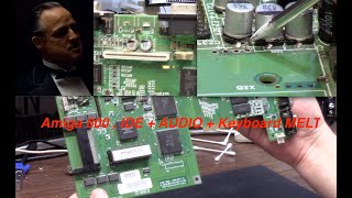 Commodore Amiga 600 IDE/AUDIO audio and keyboard melt