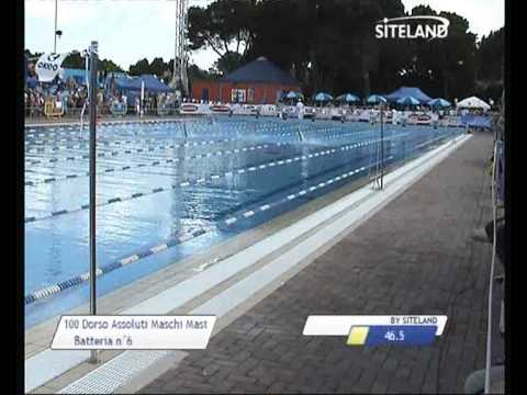 Serie 1 dei 100 Dorso  Assoluti Maschi Master - 13 Memorial Andrea Bettiol