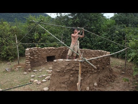 Primitive Technology: Stone House Part 11 Video