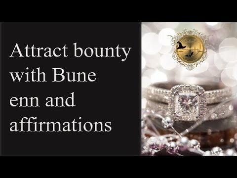 Meditation with count down. Affirmations for abundance with Bune enn. See money spells below! Video