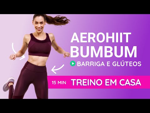 AEROHIIT BUMBUM - Treino em Casa (Para Iniciantes)