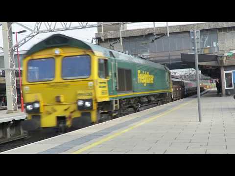 Class 66538 - 689A - Freightliner - At Speed - Stafford - 15.04.2019