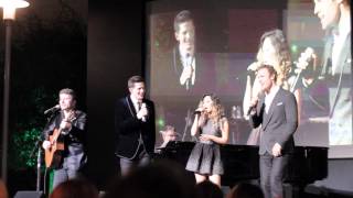 Hallelujah sung by The Tenors, David Foster, Jessica Sanchez and Gregory Porter