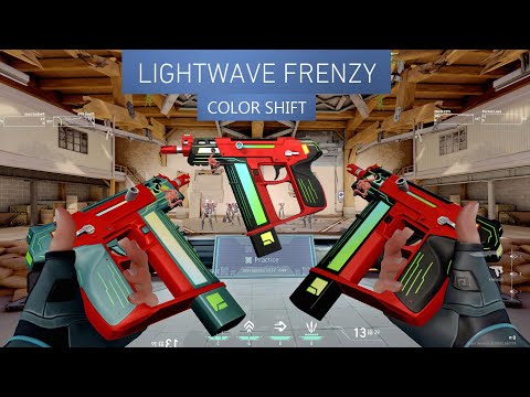 Valorant Lightwave Skins Secret Color Shift - Battlepass Skins