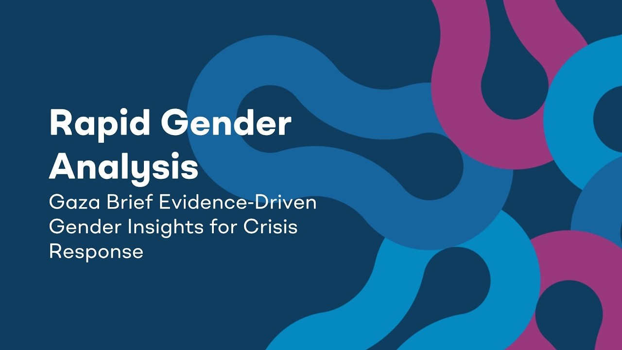 Rapid Gender Analysis – Gaza Brief Evidence‑Driven Gender Insights for Crisis Response
