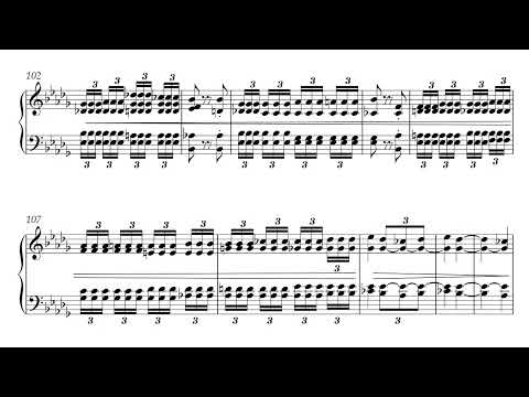 Etude-caprice #15 for free bass button accordion.