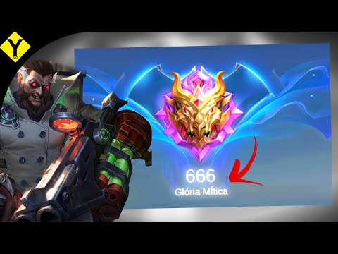 CONSEGUI 666 PONTOS NO MÍTICO | Mobile Legends: Bang Bang
