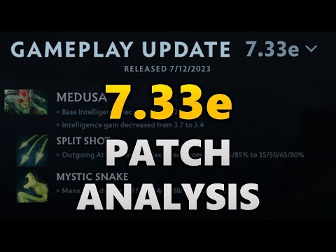 7.33e Dota 2 Patch Analysis