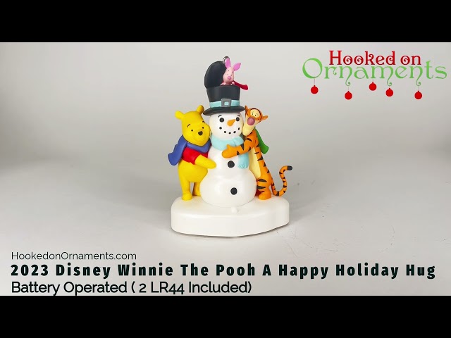 Vídeo relacionado con Hallmark Adorno de Winnie The Pooh, decoración de árbol de Winnie The Pooh, Adorno Colgante de Disney, Adorno Colgante de Navidad, Regalos para Navidad