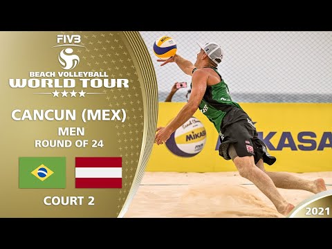 George/Andre vs. Samoilovs/Smedins - Full Match | 4* Cancun 2021 #1