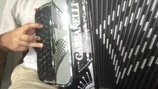 Veinte años - Alegres De Teran (Tutorial de Acordeon) Fa/Fa