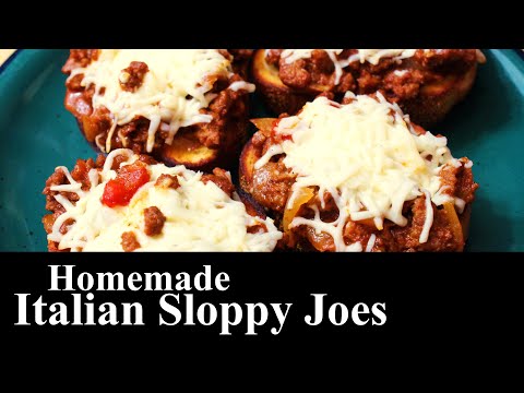 Homemade Italian Sloppy Joes | SLOPPY JOE | Recipe | ITALIAN STYLE | The Southern Mountain Kitchen
