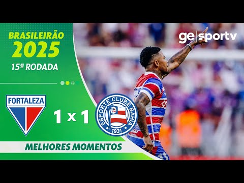 Gols e lances de Fortaleza x Bahia