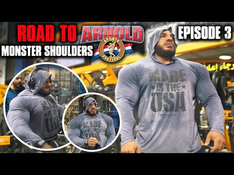 BIG RAMY MONSTER SHOULDERS | ROAD TO ARNOLD 2020 | 6 WEEKS OUT | EPISODE 3