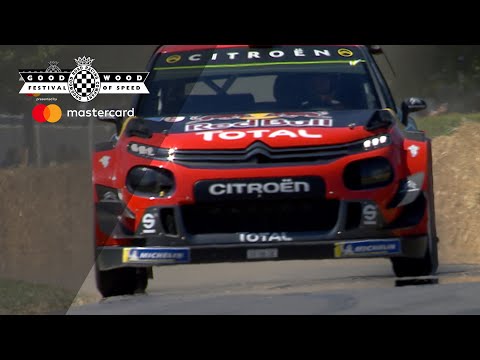 Mads Østberg holds nothing back in C3 WRC FOS show