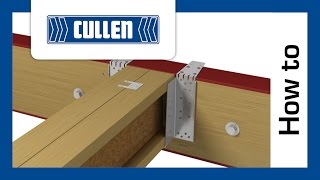 CULLEN HUH Hanger Installation: Steel beam with packer, I-Joist connection