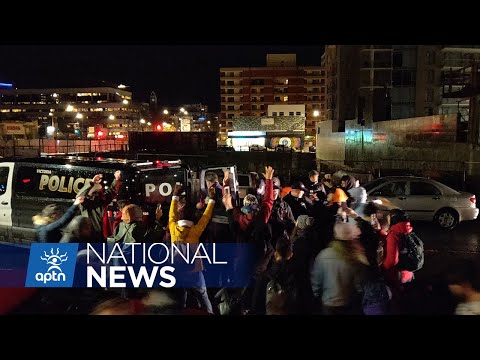 Indigenous youth arrested after occupying government office in Victory | APTN News