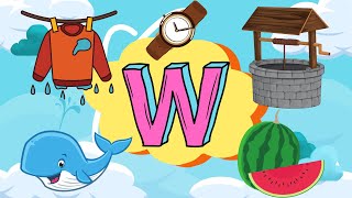 Words That Start With W| Words That Start With Letter W for Toddlers | Kids Vocabulary
